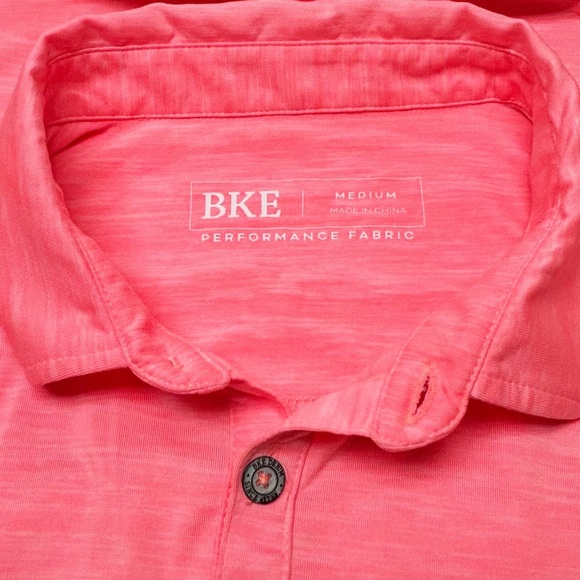 BKE The Buckle Men’s Neon Performance Polo Size M - Picture 4 of 7